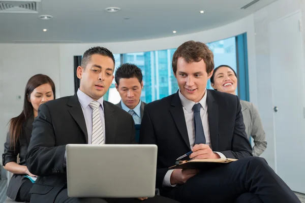 Business colleagues during conference — Stock Photo, Image