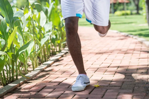 Jogging v parku — Stock fotografie