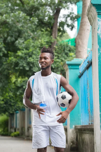 Jogador de futebol — Fotografia de Stock