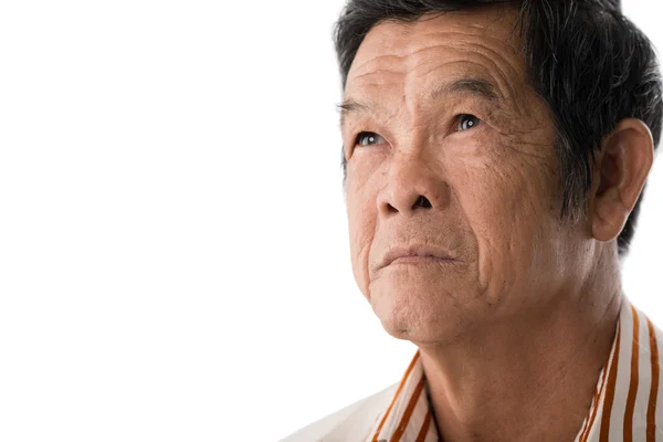 Pensive senior man — Stock Photo, Image