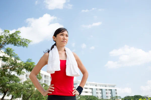 Vietnamees jogger — Stockfoto