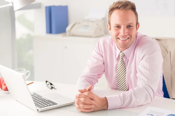 Cheerful entrepreneur — Stock Photo, Image