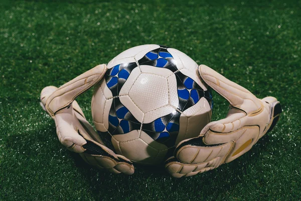 Ball and gloves — Stock Photo, Image