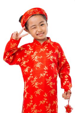 İki parmak gösterilen