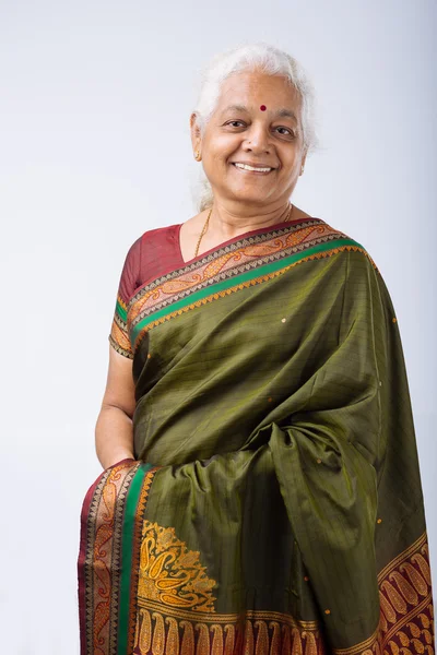 Mujer india mayor — Foto de Stock