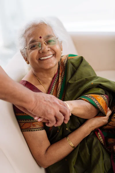 Happy Indian wife — Stock Photo, Image