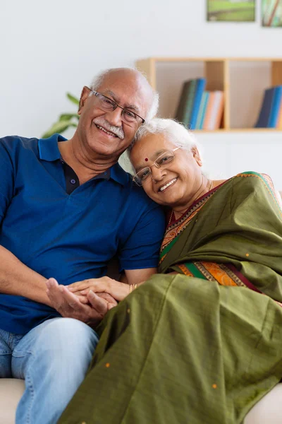 Senior indický pár — Stock fotografie
