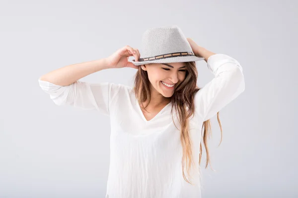 Young laughing woman — Stock Photo, Image