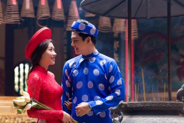 Kaç geleneksel Vietnam giysiler içinde