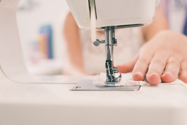 Рабочая швейная машина
