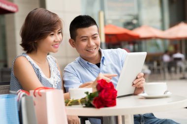 Dijital tablet ile Çift