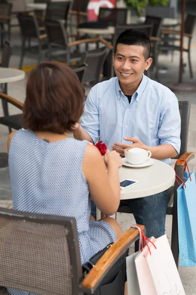 Paar hat Date — Stockfoto