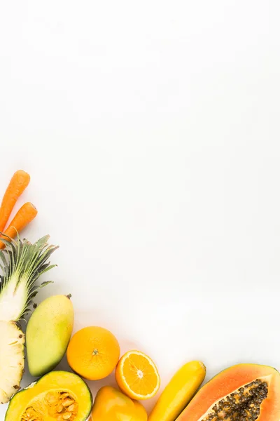 Orange vegetables and fruits — Stock Photo, Image