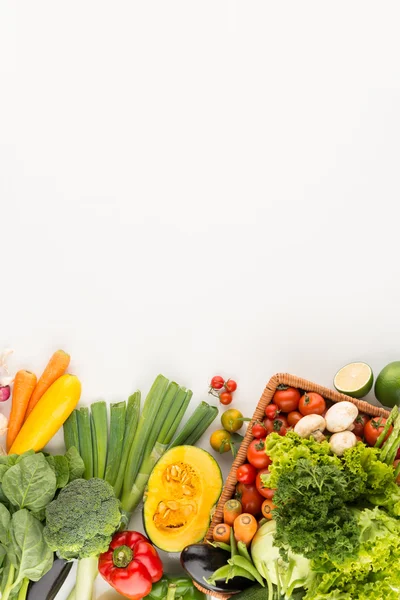 Produtos hortícolas e verduras de origem nacional — Fotografia de Stock