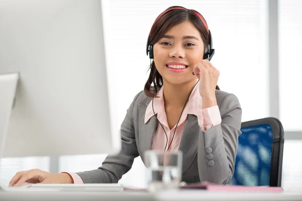 Operador de servicio al cliente —  Fotos de Stock