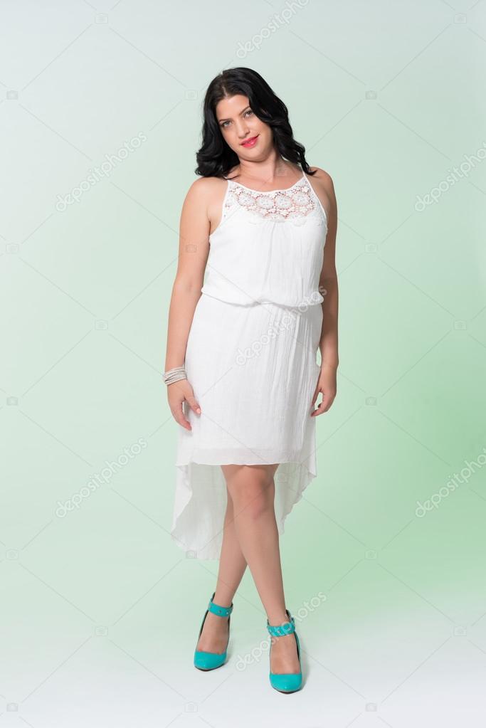 Gorgeous plus size woman