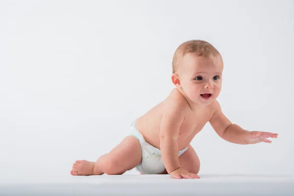 Crawling baby boy — Stock Photo, Image