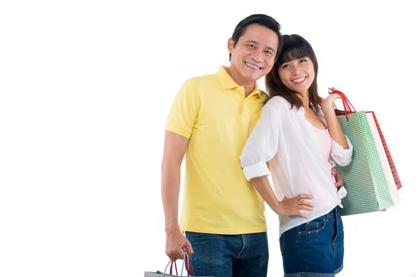 Husband and wife shopping Stock Photo