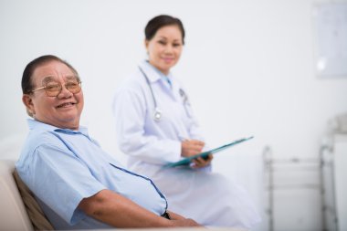 Mutlu üst düzey hasta