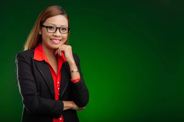 Dama de negocios en gafas —  Fotos de Stock