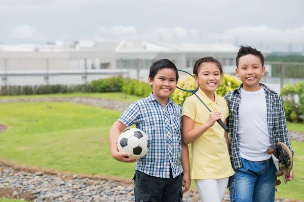 Cheerful Vietnamese kids — Stock Photo, Image
