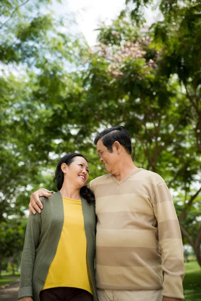 Abrazando pareja madura —  Fotos de Stock