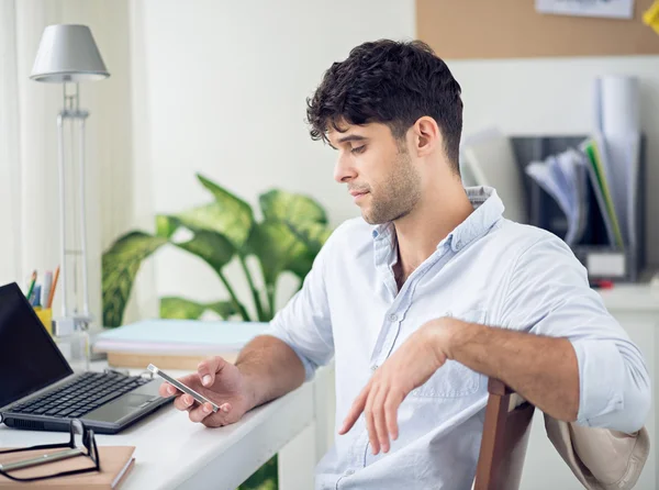 Textilen man — Stockfoto