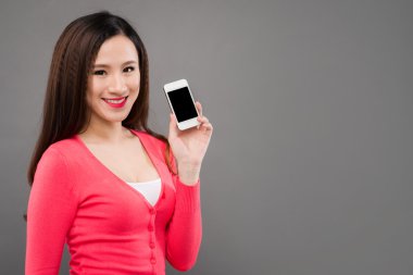 Smartphone gösterilen