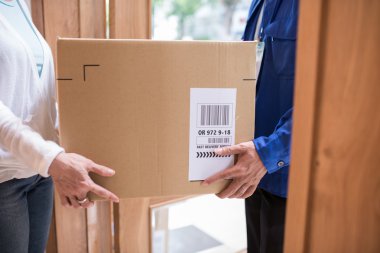 parsel istemciye vererek teslim işçi