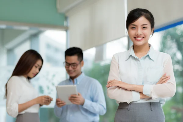 Lovely business lady — Stok fotoğraf