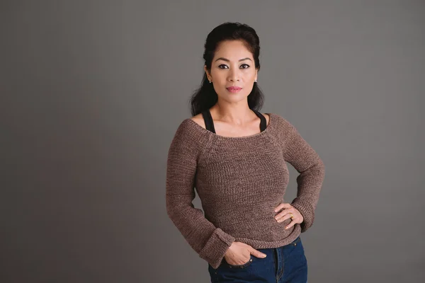 Bella donna vietnamita — Foto Stock