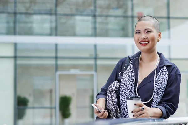 Stylish business lady — Stock Photo, Image