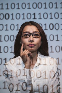 kadın bilim adamı ikili kod arıyorum