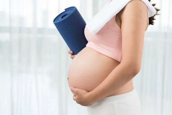 Active and sporty pregnancy — Stock Photo, Image