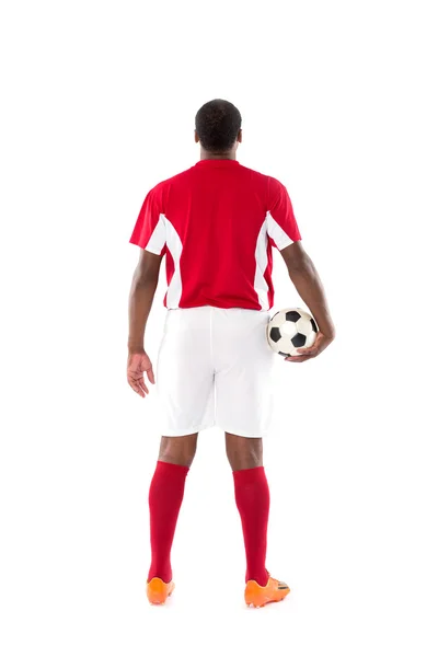 サッカー ボールを持つプレイヤー — ストック写真