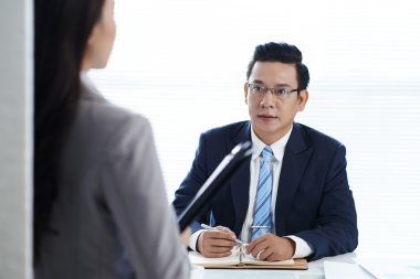 İş görüşmesi konsepti