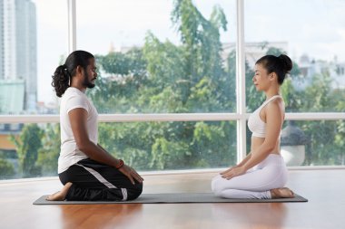 Meditasyon yoga Çift