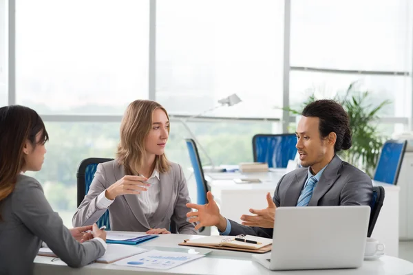 Explicación de la idea empresarial — Foto de Stock