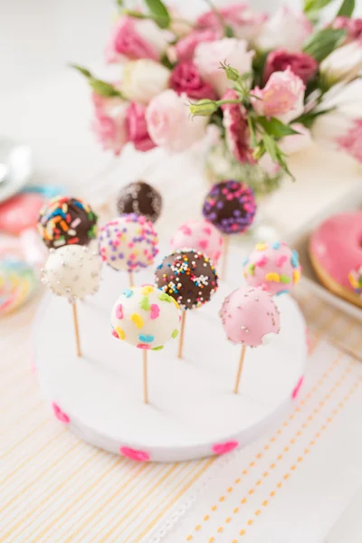 Verschillende Cake pops — Stockfoto