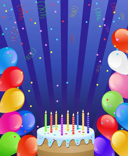 Joyeux Anniversaire Modele Carte Format Vectoriel Eps Image Vectorielle Par Sergey Ch C Illustration