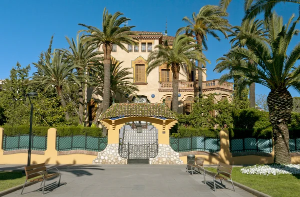 Colonial building in Salou — Stock Photo, Image