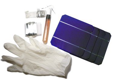 Solar panel building kit clipart