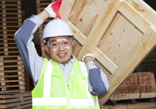 Carpenter on working — Stock Photo, Image