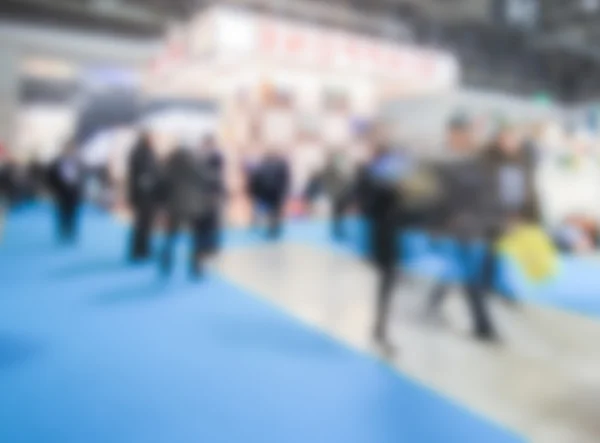 Trade Show Background Intentional Blur Effect Applied — Stock Photo, Image