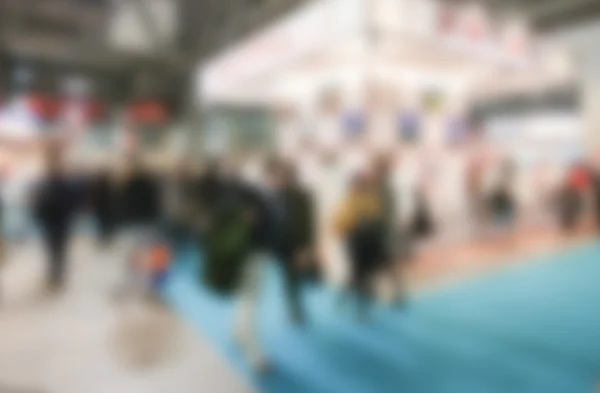 Trade Show Background Intentional Blur Effect Applied — Stock Photo, Image