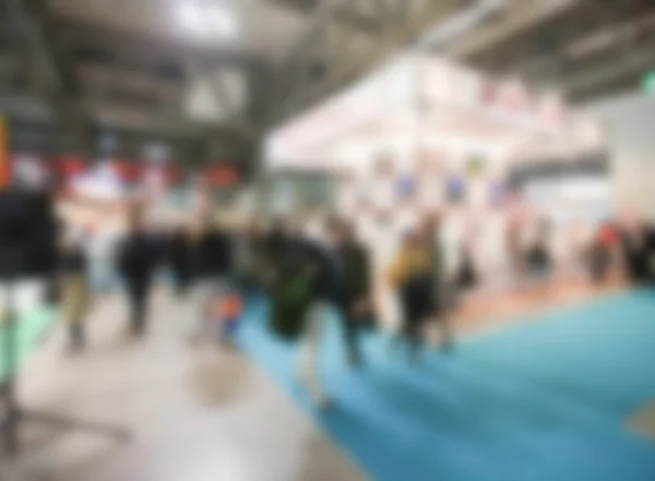 Trade Show Background Intentional Blur Effect Applied — Stock Photo, Image