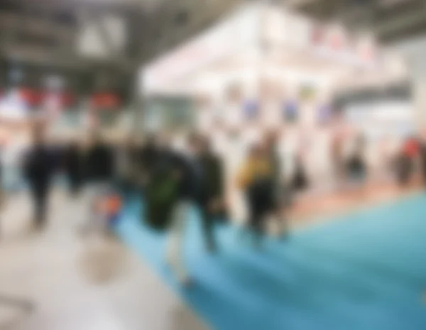 Trade Show Background Intentional Blur Effect Applied — Stock Photo, Image