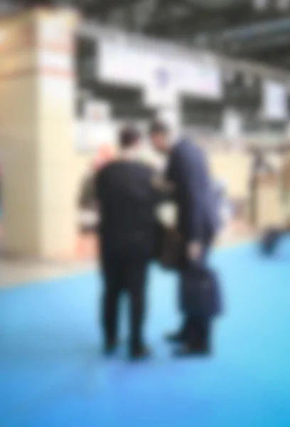 Trade Show Background Intentional Blur Effect Applied — Stock Photo, Image