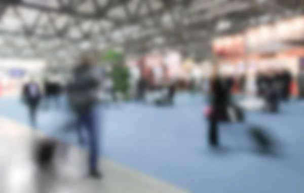 Trade Show Background Intentional Blur Effect Applied — Stock Photo, Image