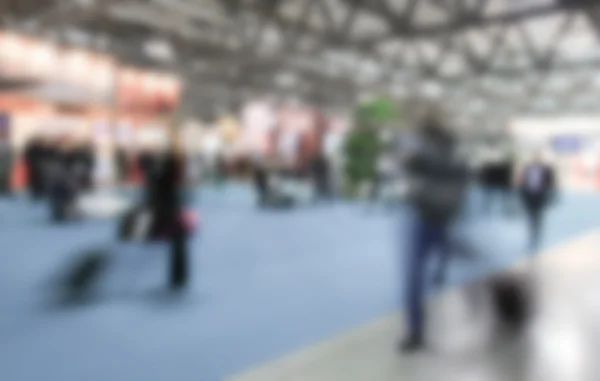 Trade Show Background Intentional Blur Effect Applied — Stock Photo, Image